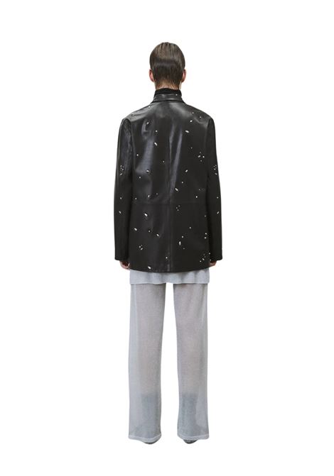 BLAZER IN PELLE CON APPLICAZIONI alysi | 265802-A5003NERO