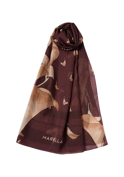 Stola in seta - BORDEAUX Marella | ALEC001