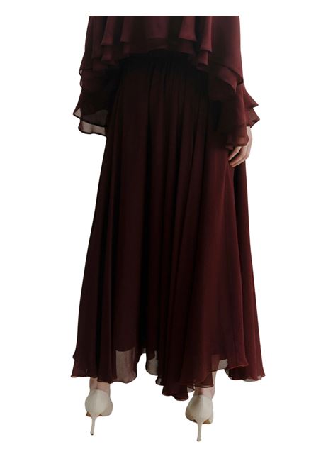 Gonna lunga in georgette - BORDEAUX Marella | BRADO006