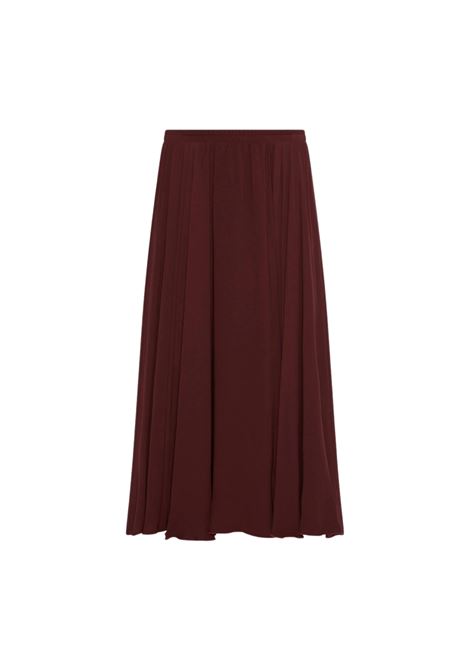 Gonna lunga in georgette - BORDEAUX Marella | BRADO006