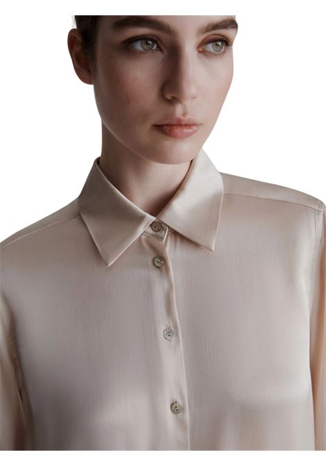 Camicia in raso di misto seta - PANNA Marella | BUNNY001