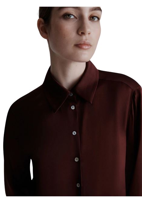 Camicia in raso di misto seta - BORDEAUX Marella | BUNNY003