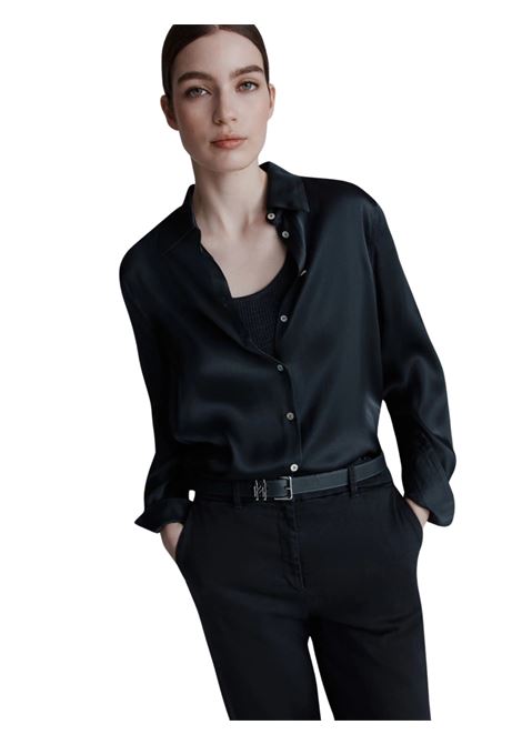 Camicia in raso di misto seta - ANTRACITE Marella | BUNNY004