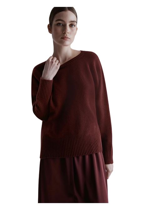 Maglia boxy in pura lana - BORDEAUX Marella | CELIA003