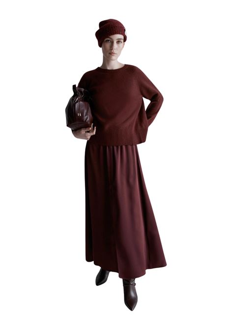 Maglia boxy in pura lana - BORDEAUX Marella | CELIA003