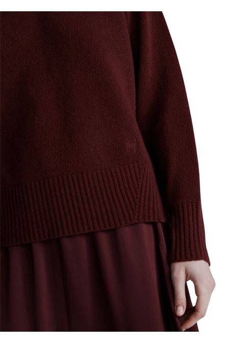 Maglia boxy in pura lana - BORDEAUX Marella | CELIA003
