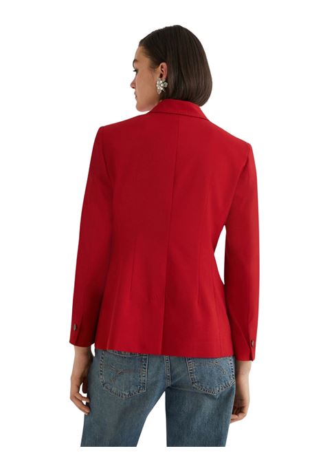 giacca aderente con fibbia - rosso Marella | ISABEL001