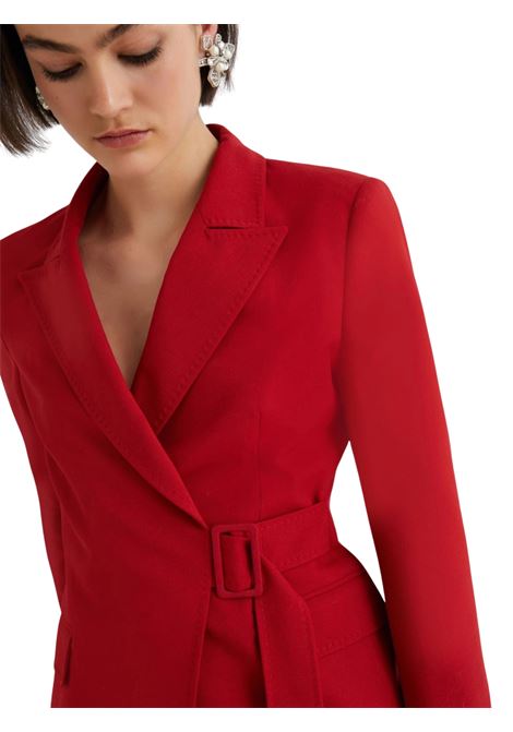 giacca aderente con fibbia - rosso Marella | ISABEL001