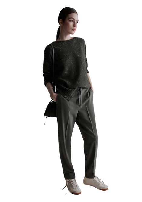 Jogger in twill stretch - OLIVA Marella | SEME002