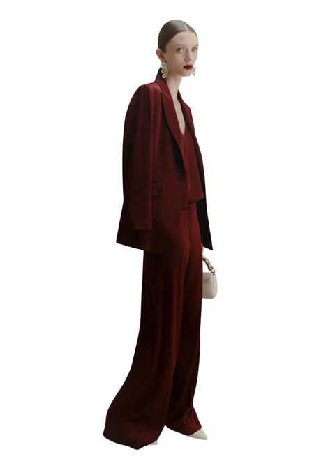 Pantalone in satin - BORDEAUX Marella | WOLF001