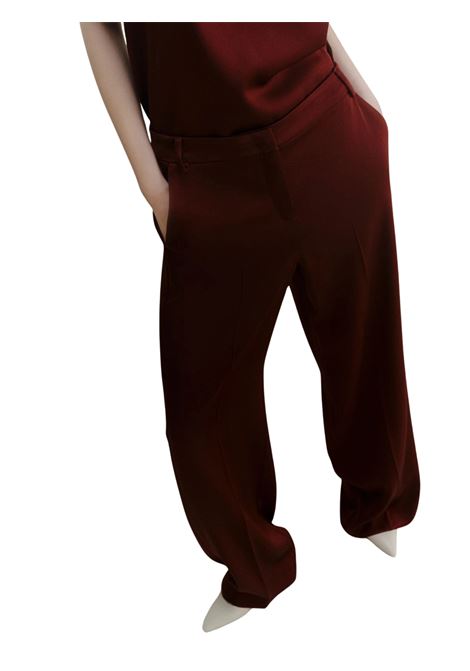 Pantalone in satin - BORDEAUX Marella | WOLF001
