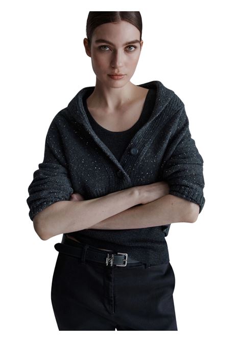 cardigan in fil. lana cachemire glamour con pailettes Marella | ZAMBIA004