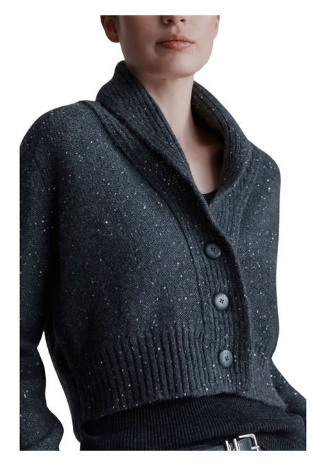 cardigan in fil. lana cachemire glamour con pailettes Marella | ZAMBIA004