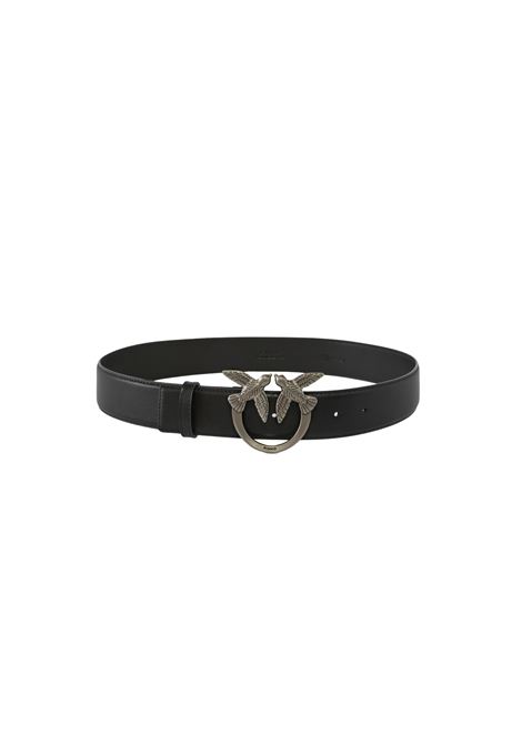 Love Birds in pelle 4cm Pinko | 100120-A0F1Z99O
