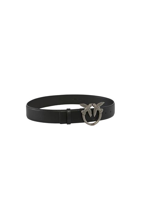 Love Birds in pelle 4cm Pinko | 100120-A0F1Z99O