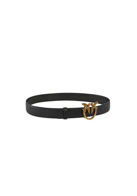 Cintura Love Birds in pelle 3cm Pinko | 100125-A0F1Z99Q