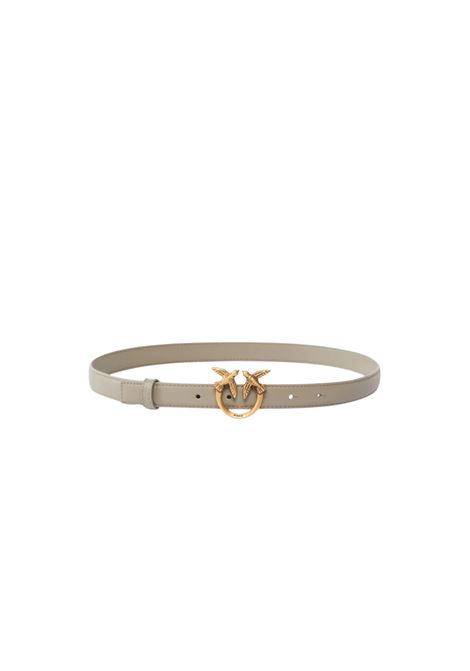 Cintura sottile Love Birds in pelle 2cm Pinko | 100143-A0F1I68Q