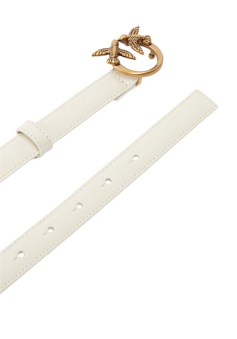 Cintura sottile Love Birds in pelle 2cm Pinko | 100143-A0F1Z14Q
