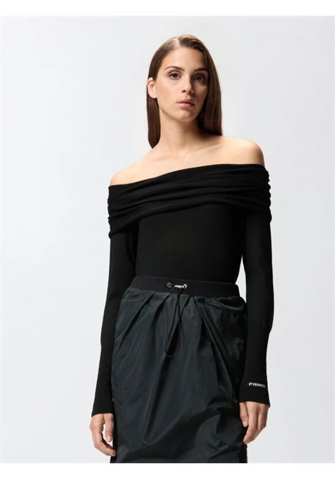 Maglia con collo sciallato Pinko | 105416-A2PUZ99