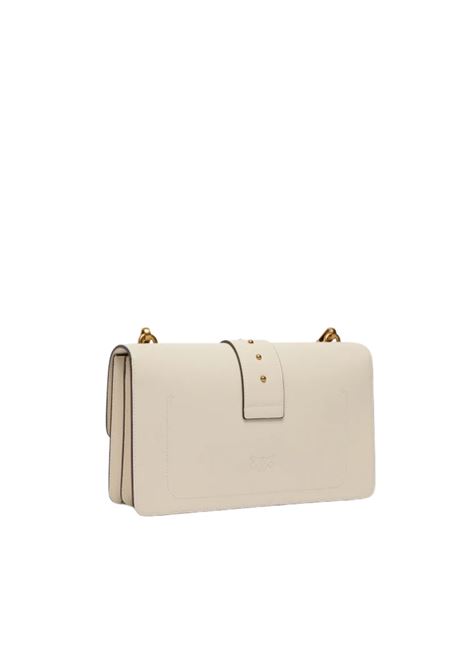 Borsa a mano media Love Bag One in pelle BIANCO SETA Pinko | 105857-A0F1Z14Q