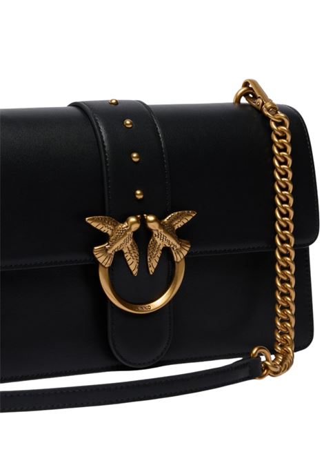Borsa a mano media Love Bag One in pelle NERO Pinko | 105857-A0F1Z99Q