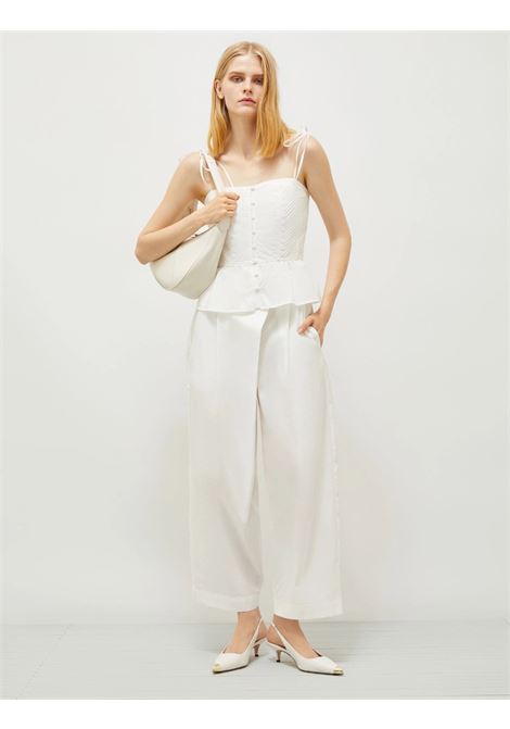 marella sport pantaloni in popeline di puro cotone Marella | EDY001