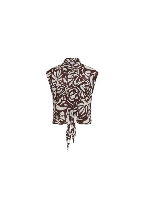marella sport camicia giromaniche in crepe de chine di pura seta Marella | VICTOR007